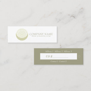 Moon Mandala - Label productprijs, Visitekaartje