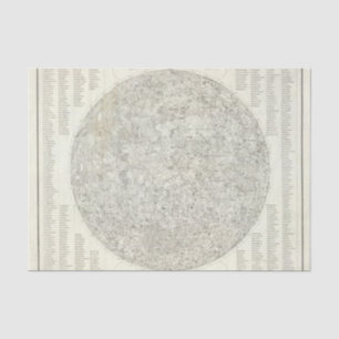 Moon Map Tissuepapier