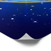 Moon Merkaba Mandala Poster (Hoek)