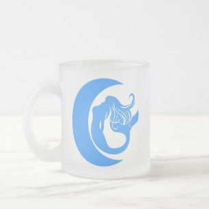 Moon Mermaid Frosted Coffee Cup Matglas Koffiemok