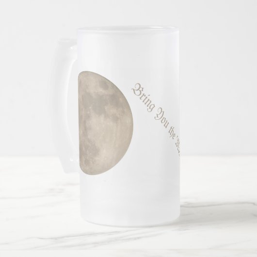 Moon Mok Aangepaste Mokken voor volle bewegende be (Voorkant links)