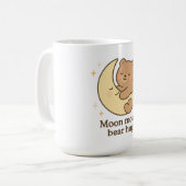 Moon Mood Beer Knuffel Mok Schattigee Gezellige Es (Voorkant links)
