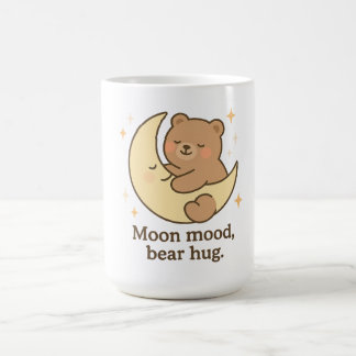 Moon Mood Ours Hug Mug Cute Cosy Esthétique Cadeau