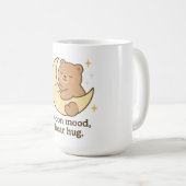 Moon Mood Ours Hug Mug Cute Cosy Esthétique Cadeau (Devant droit)