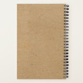 Moon Moon avec étoiles Magique Spiral Carnet (Verso)