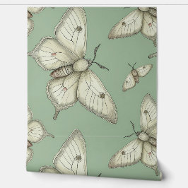 Moon Moth (Grote druk) Behang