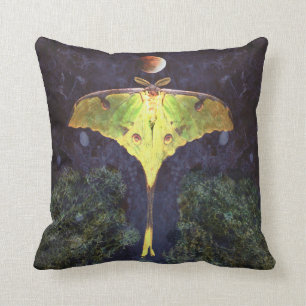 Moon Moth Pillow Kussen