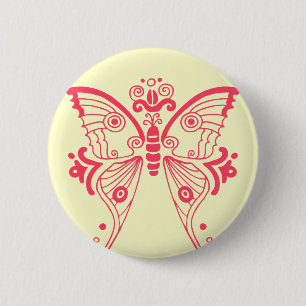 Moon Moth Ronde Button 5,7 Cm