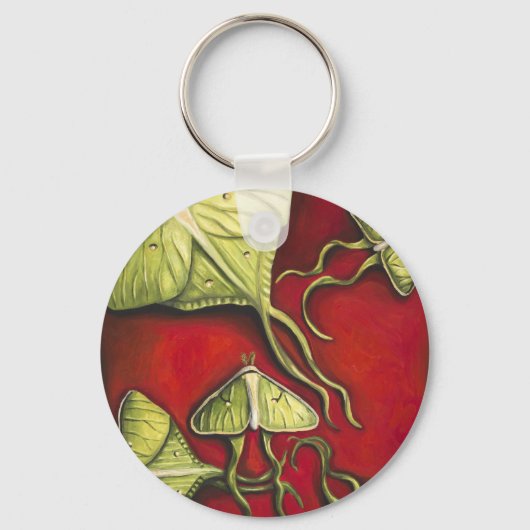 Moon Moths Sleutelhanger (Voorkant)
