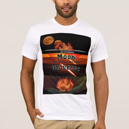 Moon Moving into the Next Universe T-shirt (Voorkant)