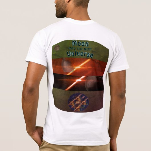 Moon Moving into the Next Universe T-shirt (Achterkant)