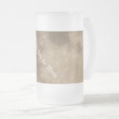 Moon Mug Pleine lune personnalisée Bière Verre Moo (Devant droit)