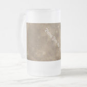 Moon Mug Pleine lune personnalisée Bière Verre Moo (Devant gauche)