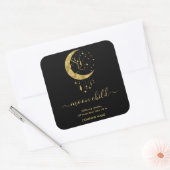 Moon Mystic Witchy Céleste bocal étiquette (Enveloppe)