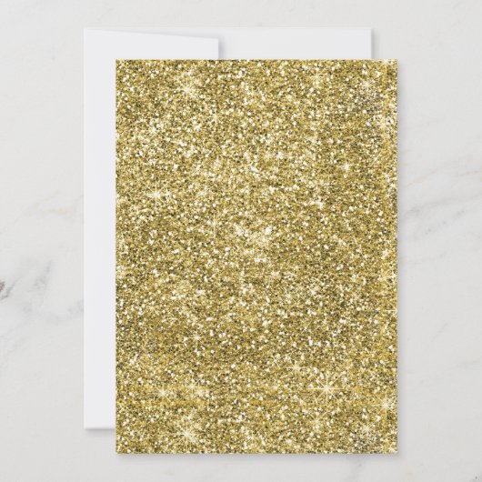 Moon Navy Blauw en Goud Baby shower Kaart (Achterkant)