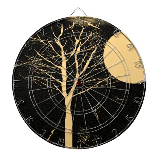 Moon Night 11 Dartbord (Voorkant)