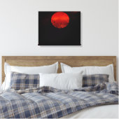 Moon Night Canvas Afdruk (Insitu (Slaapkamer))