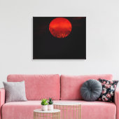 Moon Night Canvas Afdruk (Insitu (Woonkamer))