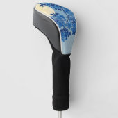 Moon Night Evening Tree Blue Moonlit Golfheadcover (Schuin)
