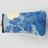 Moon Night Evening Tree Blue Moonlit Golfheadcover (Voorkant)