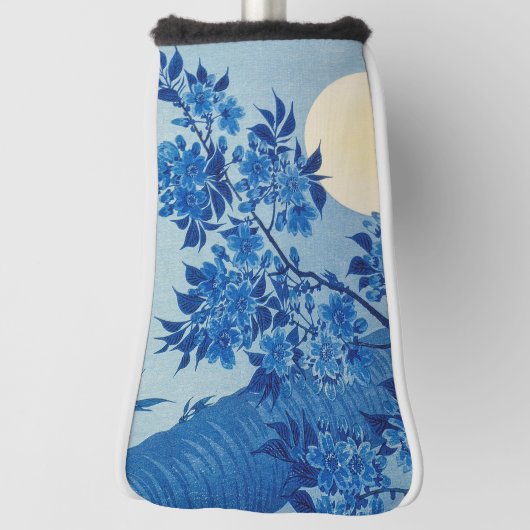 Moon Night Evening Tree Blue Moonlit Golfheadcover (Draai 90)