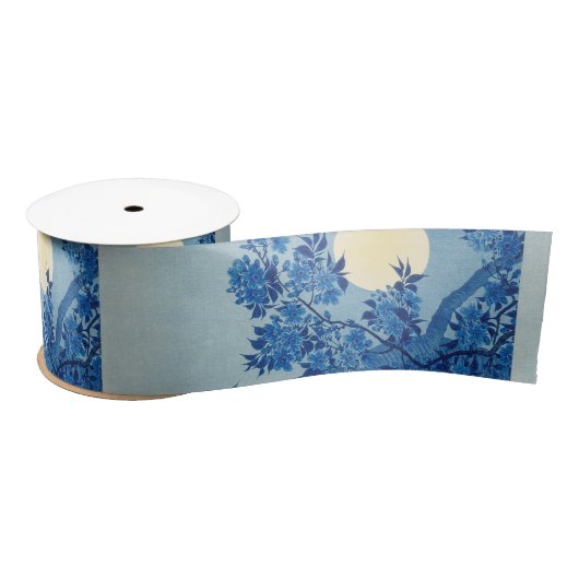 Moon Night Evening Tree Blue Moonlit Lint (Spoel)