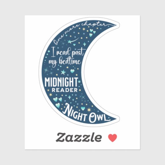 Moon Night Reader Sticker (Vel)