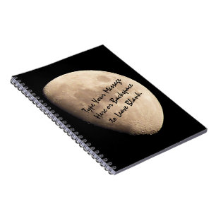 Moon Notebook Custom Moon Journal Note Sketch Book Notitieboek