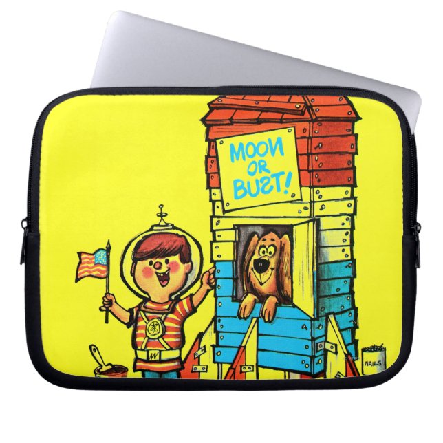 Moon of Bust! Laptop Sleeve (Voorkant)