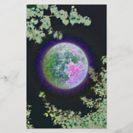 Moon omkeren briefpapier (Voorkant)