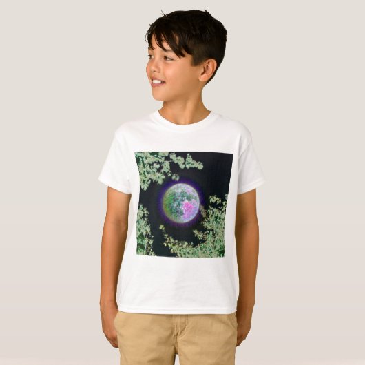 Moon omkeren t-shirt (Voorkant volledig)