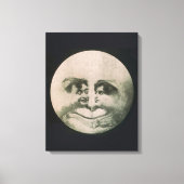 Moon optische illusie canvas afdruk (Voorkant)