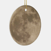 Moon Ornament Full Moon Decoralized Personalized (Rechts)