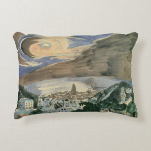 Moon Over Barcelona van Walter Gramatte Accent Kussen