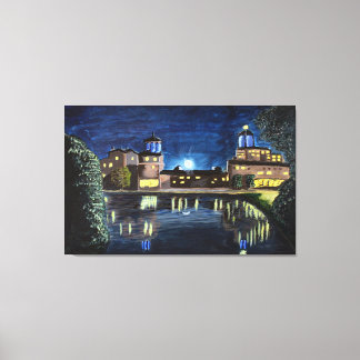 Moon over Broadmoor Canvas Art Afdruk