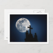 Moon over Cusco Cathederal, Peru. postkaart (Voorkant / Achterkant)