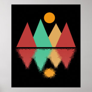 Moon Over Four Peaks #2 Poster