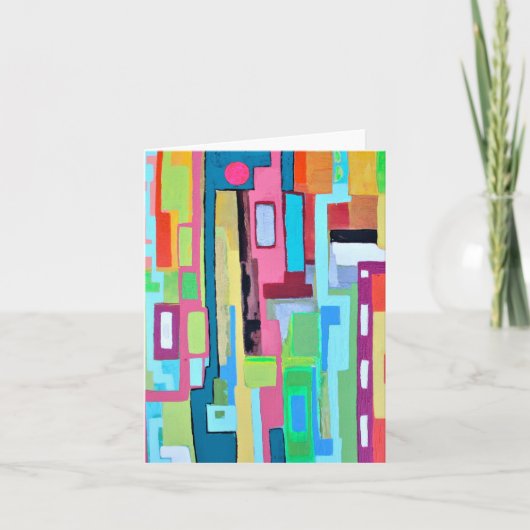 Moon over Miami Blank Notecard Kaart (Voorkant)