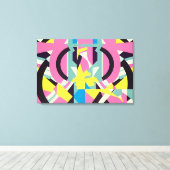 Moon Over My Memphis Canvas Afdruk (Insitu (Houten vloer))