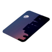 Moon Over Stonehenge | Wiltshire, Engeland Magneet (Linkerzijde)