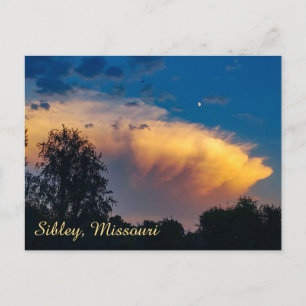 Moon over Storm Cloud Briefkaart