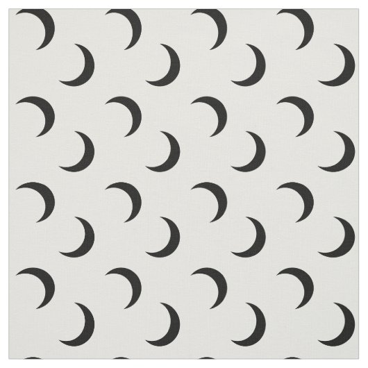 Moon Pattern Elegant Crescent Stof (Swatch)