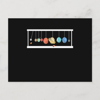 Moon Pendulum Planets Astronaut Space Briefkaart