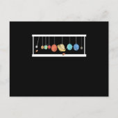 Moon Pendulum Planets Astronaut Space Briefkaart (Voorkant)