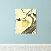 Moon, Persimmon en Grasshopper, 1807 Canvas Afdruk (Insitu (Houten vloer))