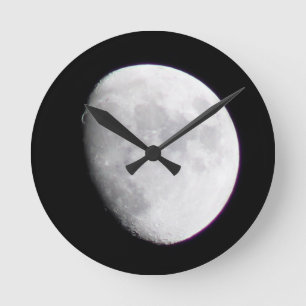 Moon Phase Clock Ronde Klok
