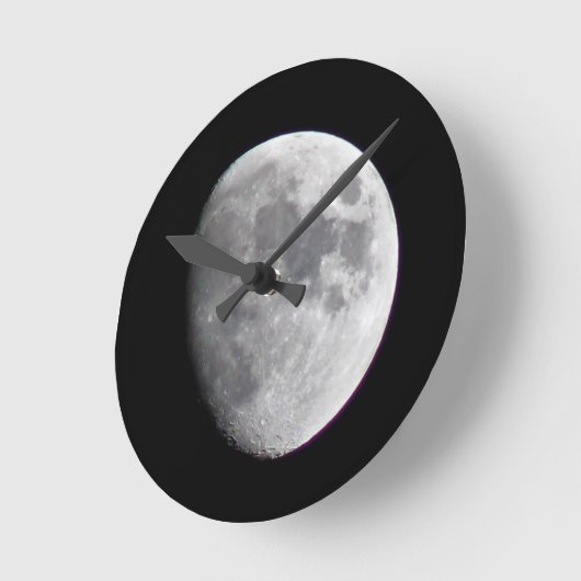 Moon Phase Clock Ronde Klok (Hoek)