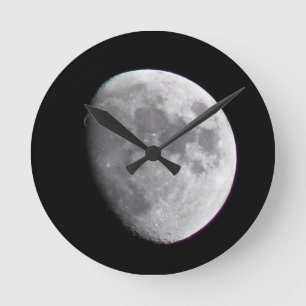 Moon Phase Clock Ronde Klok