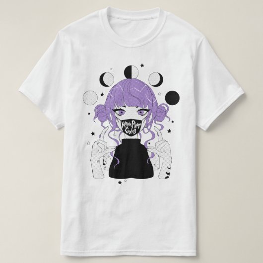 MOON PHASE GANG T-SHIRT (Design voorkant)