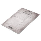Moon Phase Gothic Gepersonaliseerde Planner Notitieblok (Schuin)